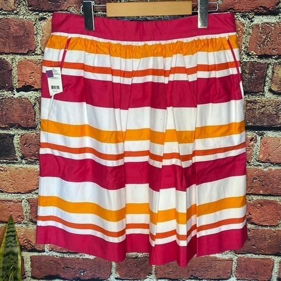 LORD & Taylor Mini Colourful Summer Spring Skirt with Pockets Size 10 NWT - Picture 3 of 11